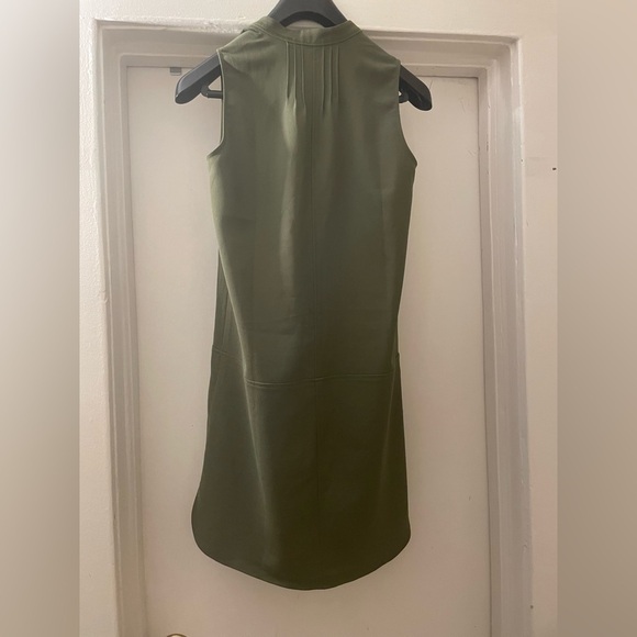 J. crew Forest Green Mini Dress Size 0 - Picture 6 of 7